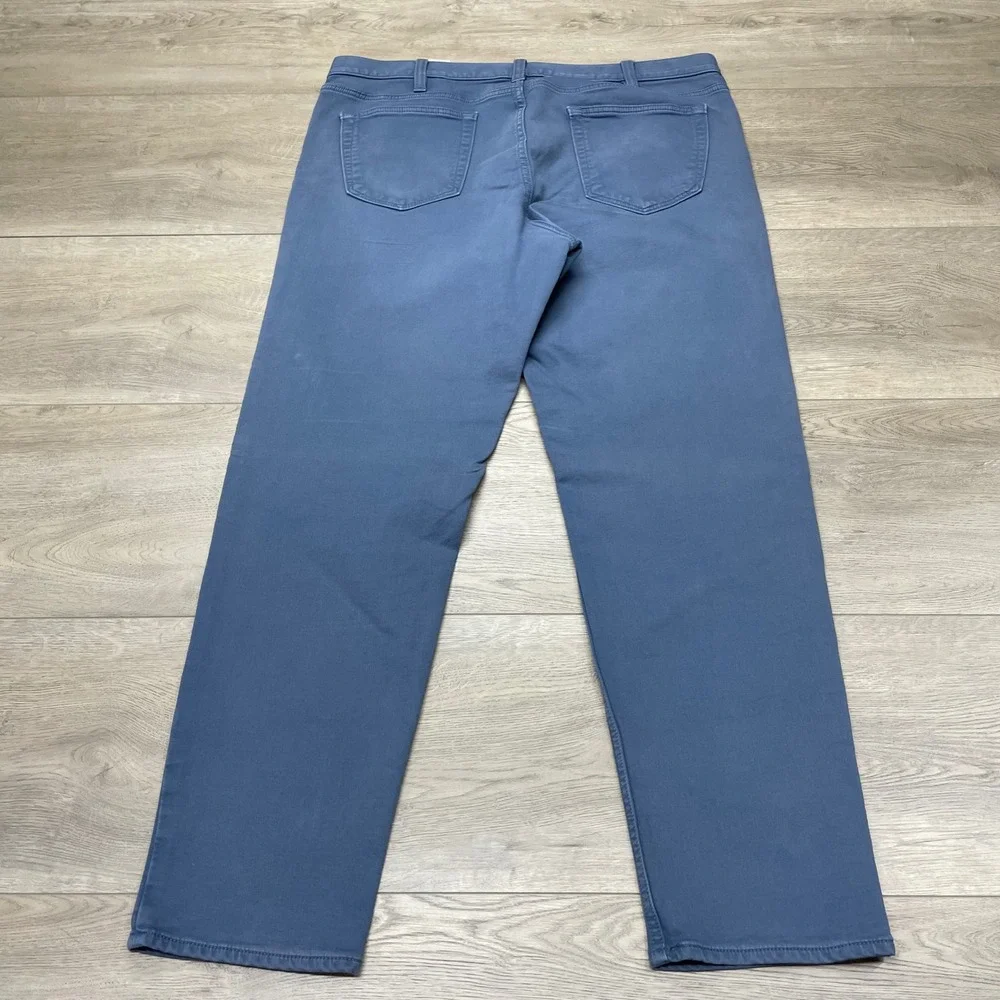 Banana Republic Traveler Pants Mens 38x32 Blue Shadow Athletic Tapered Fit